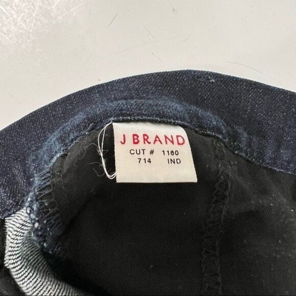 J Brand Jeans Y2K Dark Wash Straight Leg Low Rise Size 27 Cut #714 - Picture 5 of 13